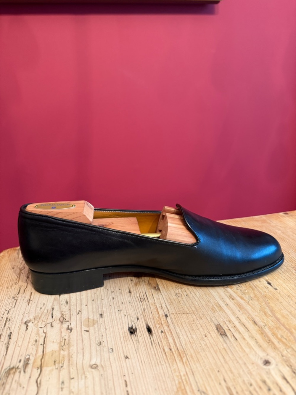 Polo Ralph Lauren Men’s Black Leather Tuxedo Loafers - Picture 5 of 10